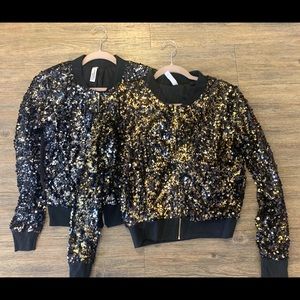 Bright Black Sequin Jacket